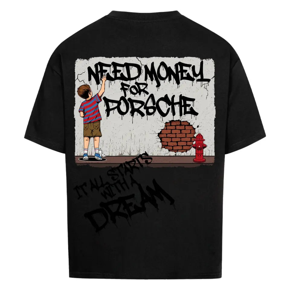 Need Money Oversized Shirt